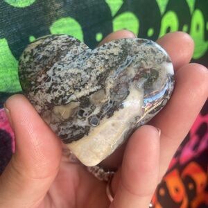 Heart-Shaped Stone volcanic agate